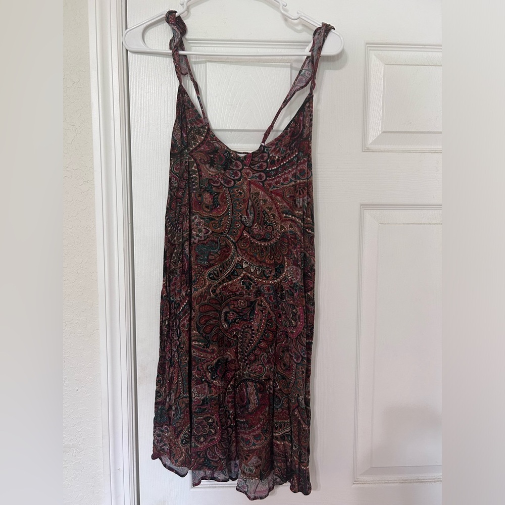 Patterned mini dress